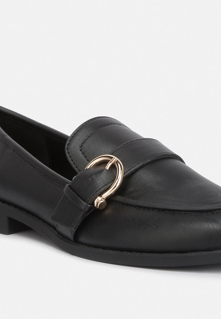 Sheboss Buckle Detail Loafers