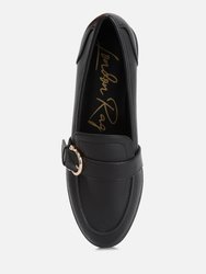 Sheboss Buckle Detail Loafers