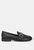 Sheboss Buckle Detail Loafers - Black
