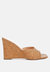 Shiloy Cork Wedge Sandals - Natural