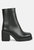 Sins Platform Bootie - Black