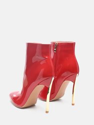 Siren Patent Faux Leather Bootie