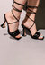 Skora Tie up Spool Heel Sandals