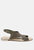 Snuggle Slingback Flat Sandals - Khaki