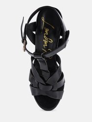 Social Fly Platform Sandal