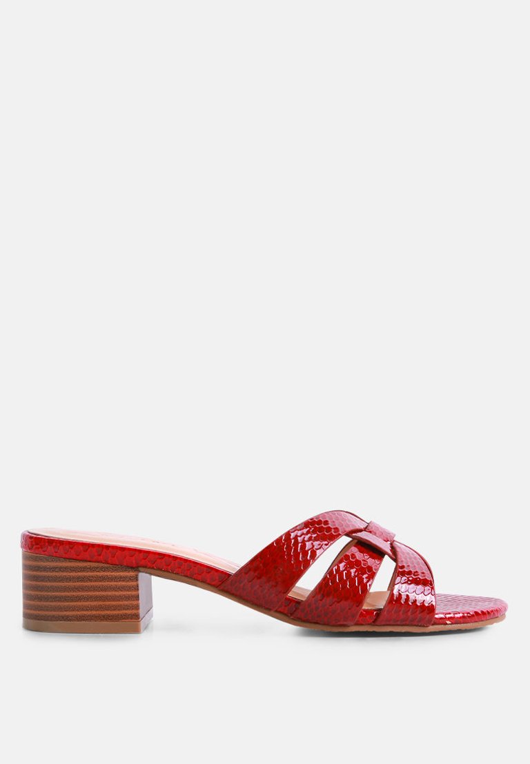 Sonnet Sandal - Burgundy