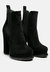 Spire Suede Block Heeled Boots