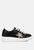 Starry Glitter Star Detail Sneakers - Black