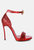 Straight Fire High Heel Glitter Stilettos - Red