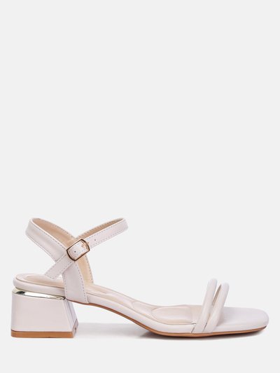 London Rag Sulein Ankle Strap Low Block Heels product