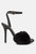 Tarantino Faux Fur Stiletto Sandals - Black