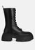 Tatum Combat Boots - Black