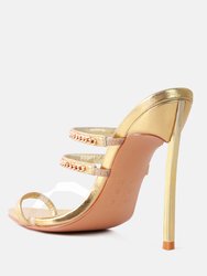 Tickle Me Toe Ring Stiletto Sandals