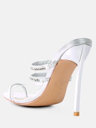 Tickle Me Toe Ring Stiletto Sandals