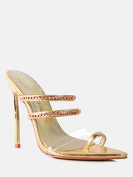 Tickle Me Toe Ring Stiletto Sandals