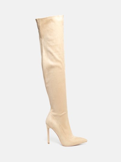 London Rag Tilera Stretch Over the Knee Stiletto Boots product