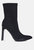 Tokens Pointed Heel Ankle Boots - Black