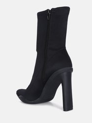 Tokens Pointed Heel Ankle Boots