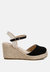 Trand Wedge Espadrille Sandals - Black