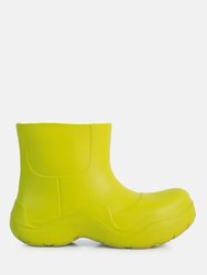 Two Tango Gummy Rain Boots - Green