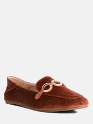 Velvet Metal Show Detail Loafers