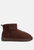 Vesper High Ankle Flat Winter Boots - Dark Brown