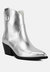 Wales Metallic Faux Leather Bootie