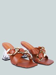 Wandy Link Chain Embellished Sandals