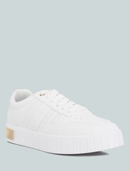 Welsh Panelling Detail Sneakers