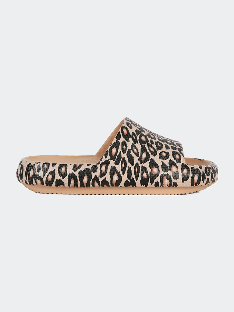 Whirl Marbling Dip Dye Slides - Leopard