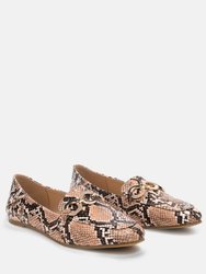 wibele croc textured metal show detail loafers