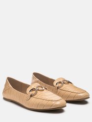 wibele croc textured metal show detail loafers