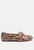 Wibele Croc Textured Metal Show Detail Loafers - Natural