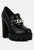 Y2K Chunky High Block Heeled Loafers