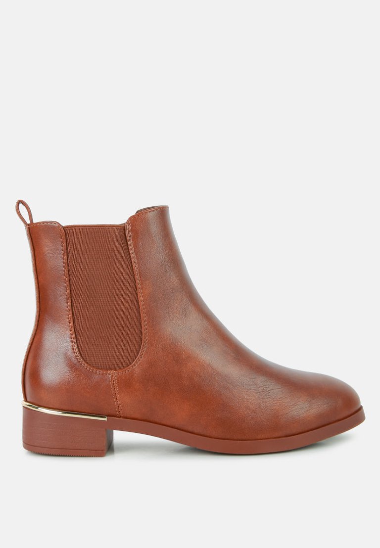 Yacht Winter Basic Ankle Boots - Brown