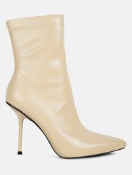 Yolo Ankle Boots - Beige