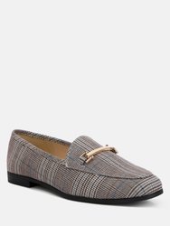 Zaara Solid Faux Suede Loafers