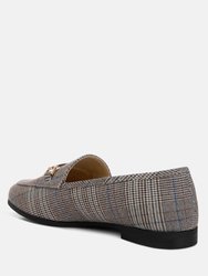 Zaara Solid Faux Suede Loafers