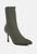 Zudio Solid Mid Heel Sock Boots