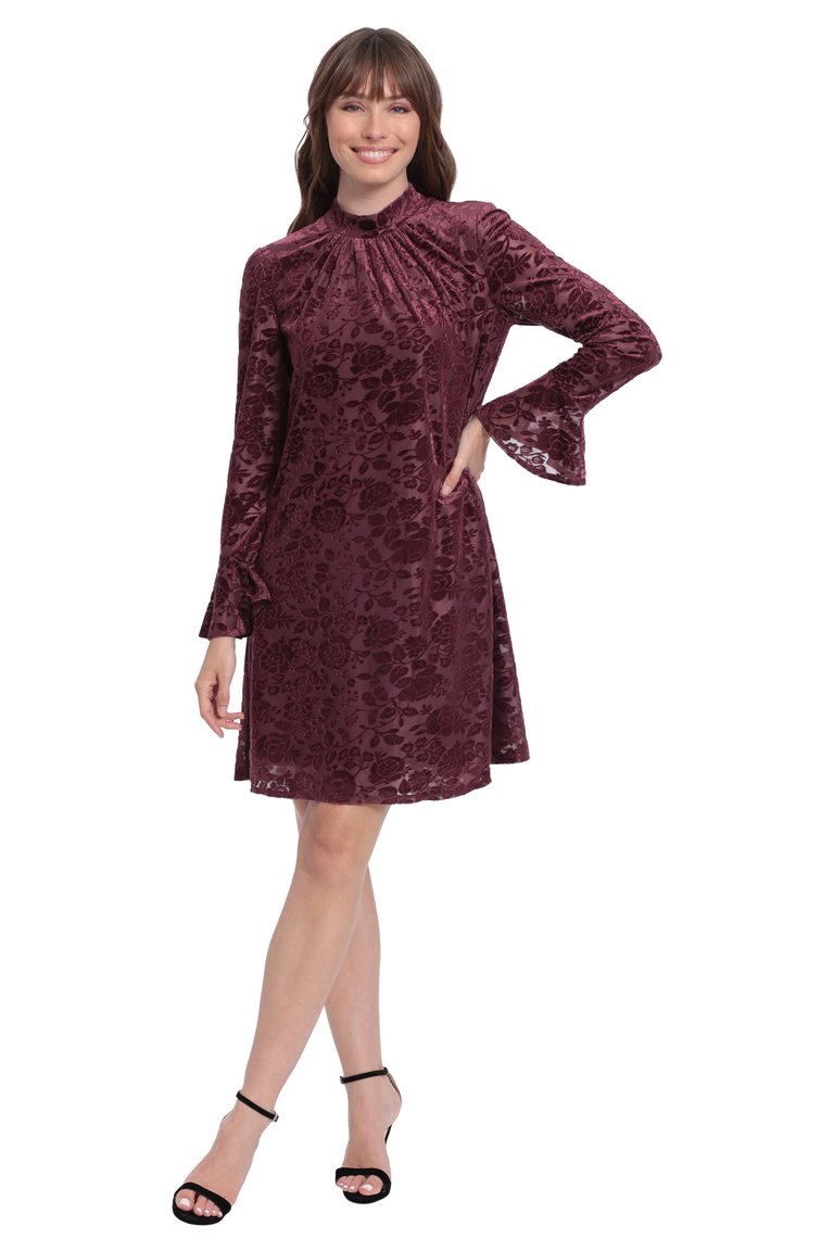 Calla Dress - Wine