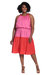 Curve Laureen Dress - Azalea Pink