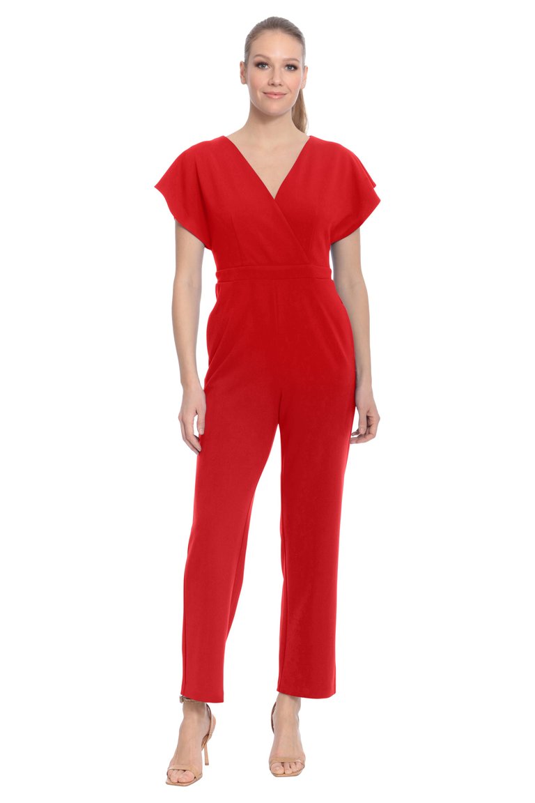 Mirabel Jumpsuit - Arresting Red