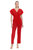 Mirabel Jumpsuit - Arresting Red