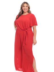 Parker Jumpsuit - True Red