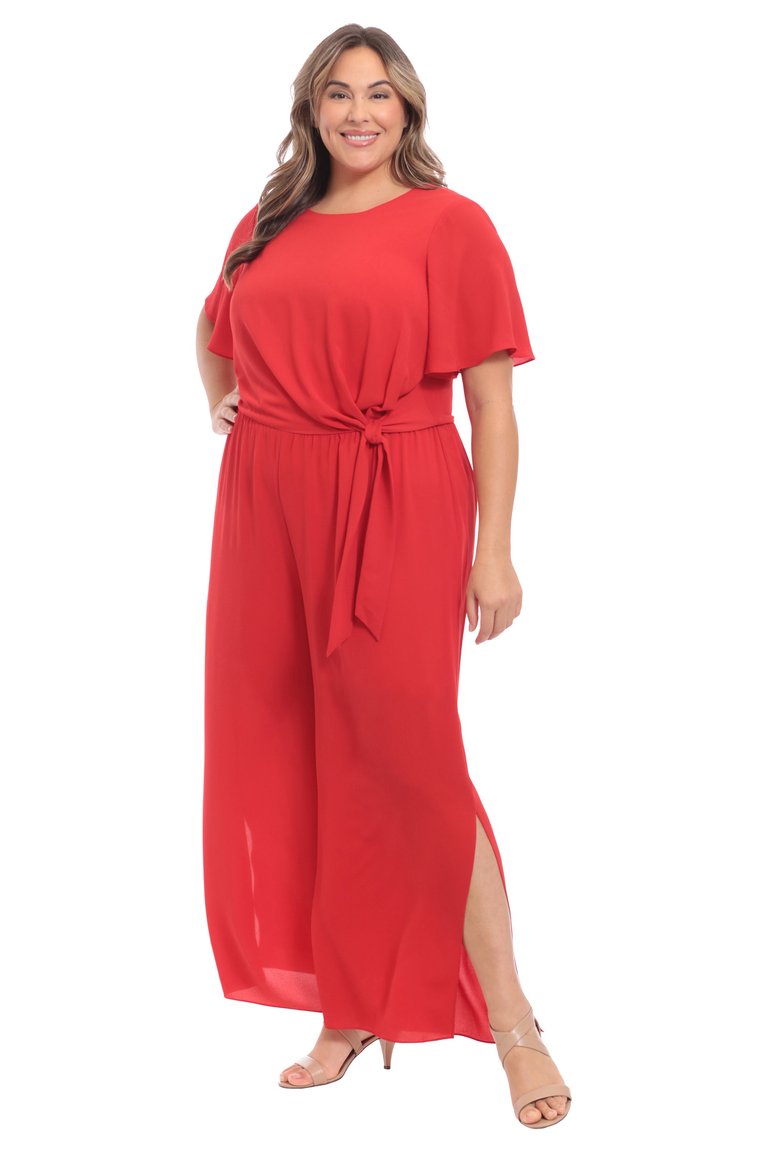 Parker Jumpsuit - True Red