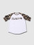 Camo Floater Raglan Tee - White