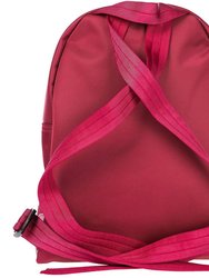 Women's Rucksack Leather Trim Travel Backpack