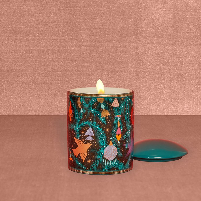 Enchanted Forest Medium Ceramic Jar Candle