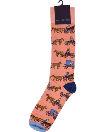 Lords of Harlech Donald Buggies Coral Socks product