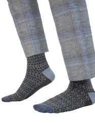 Donald Fairisle Charcoal Socks